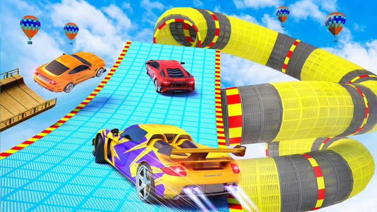 特技汽车 2023: 模拟驾驶赛车 汽车游戏游戏截图