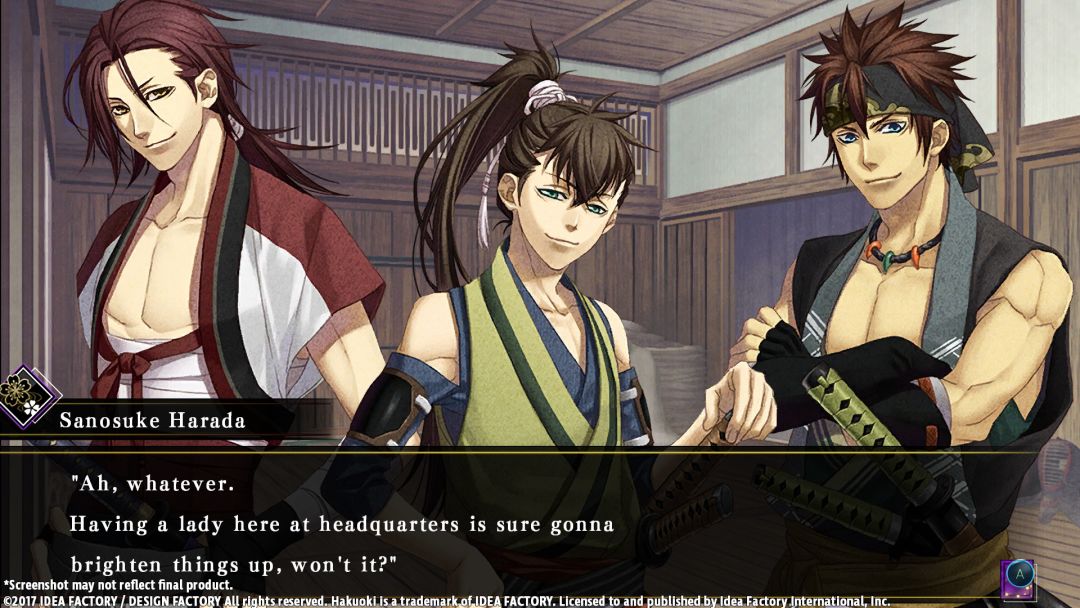 Hakuoki: Kyoto Winds游戏截图