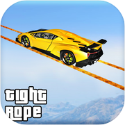 Longest Tightrope Mega Ramp Car Racing Stunts Gameicon