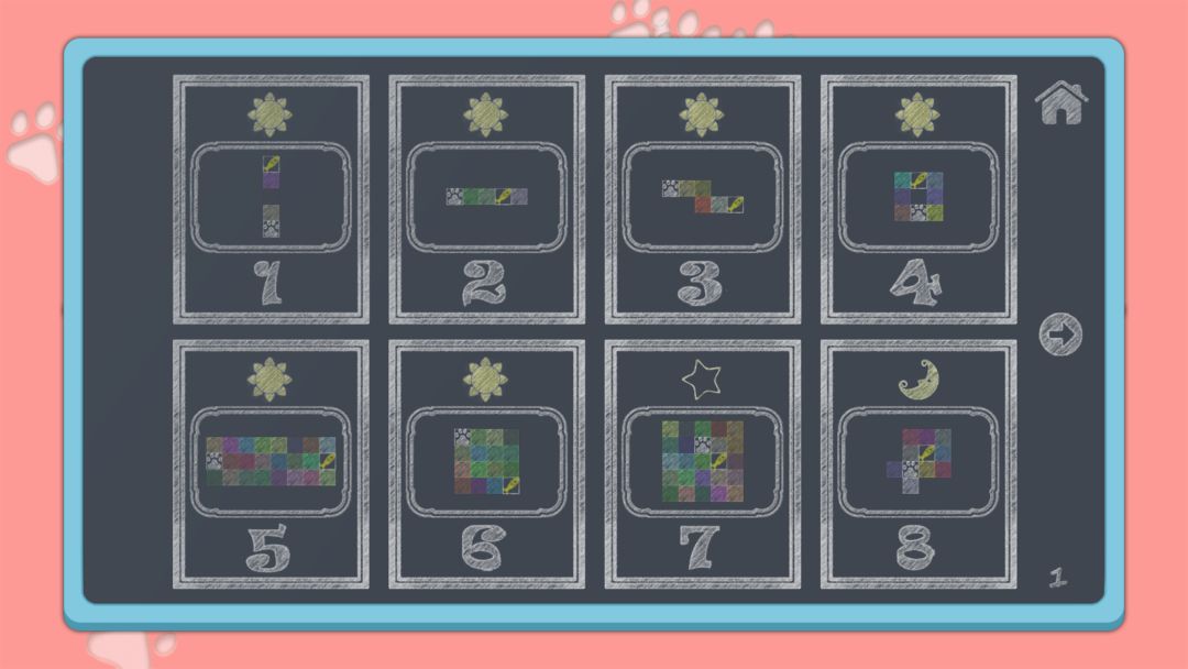 咪哒猫的数字迷宫游戏截图