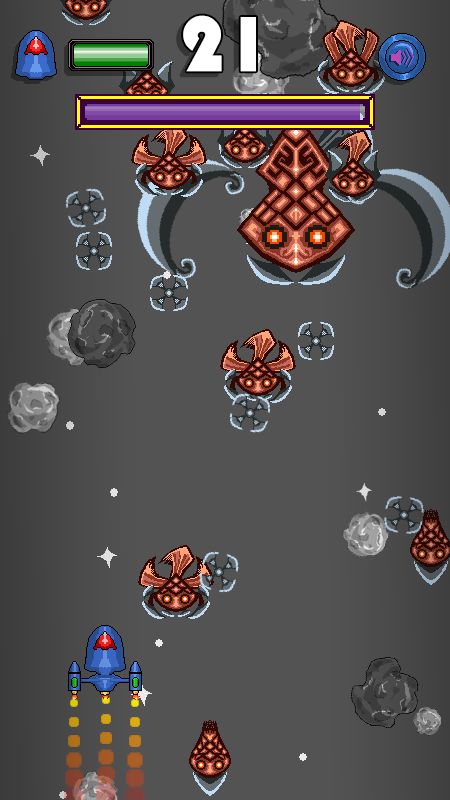 像素飞机游戏截图