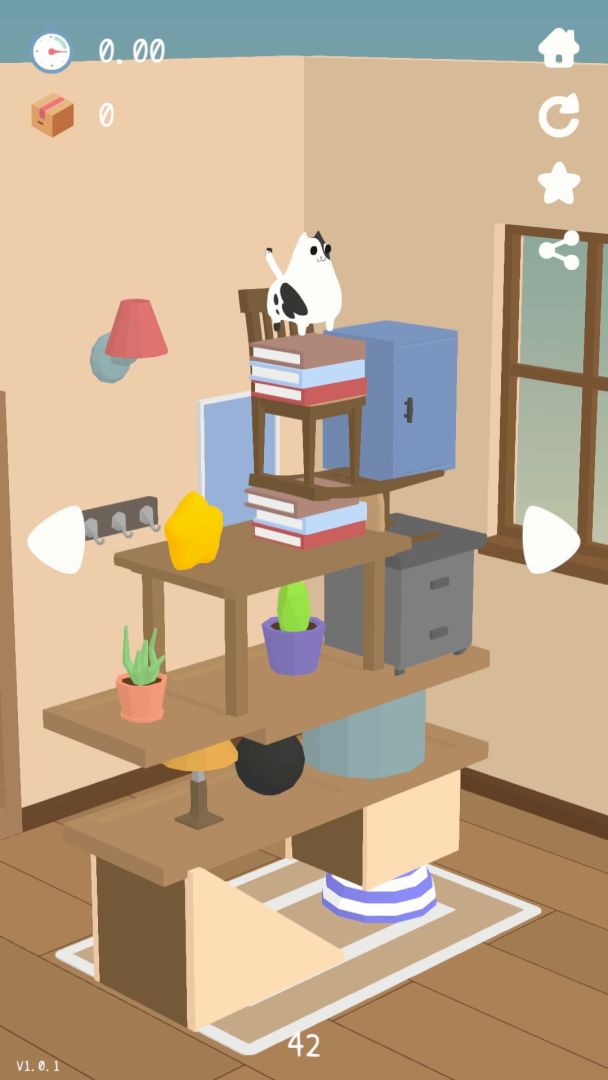 猫咪掉下来啦游戏截图