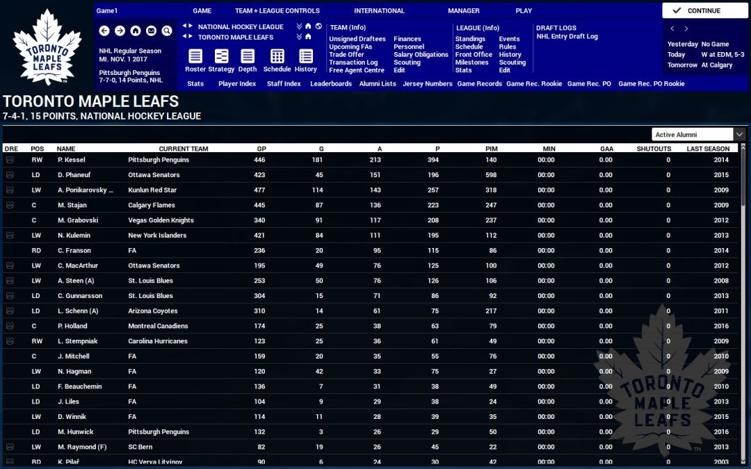 Franchise Hockey Manager 4游戏截图