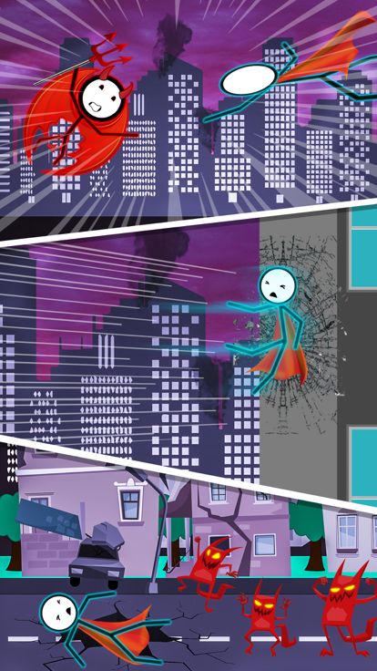 超级英雄的文字故事游戏截图