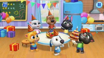 再见2021你好2022，会说话的汤姆猫家族继续与你快乐成长！