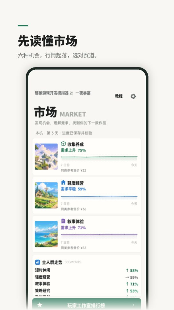 游戏开发模拟器：一夜暴富游戏截图