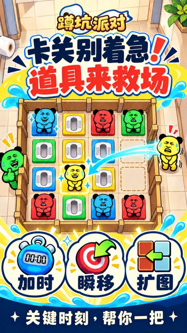 蹲坑派对游戏截图