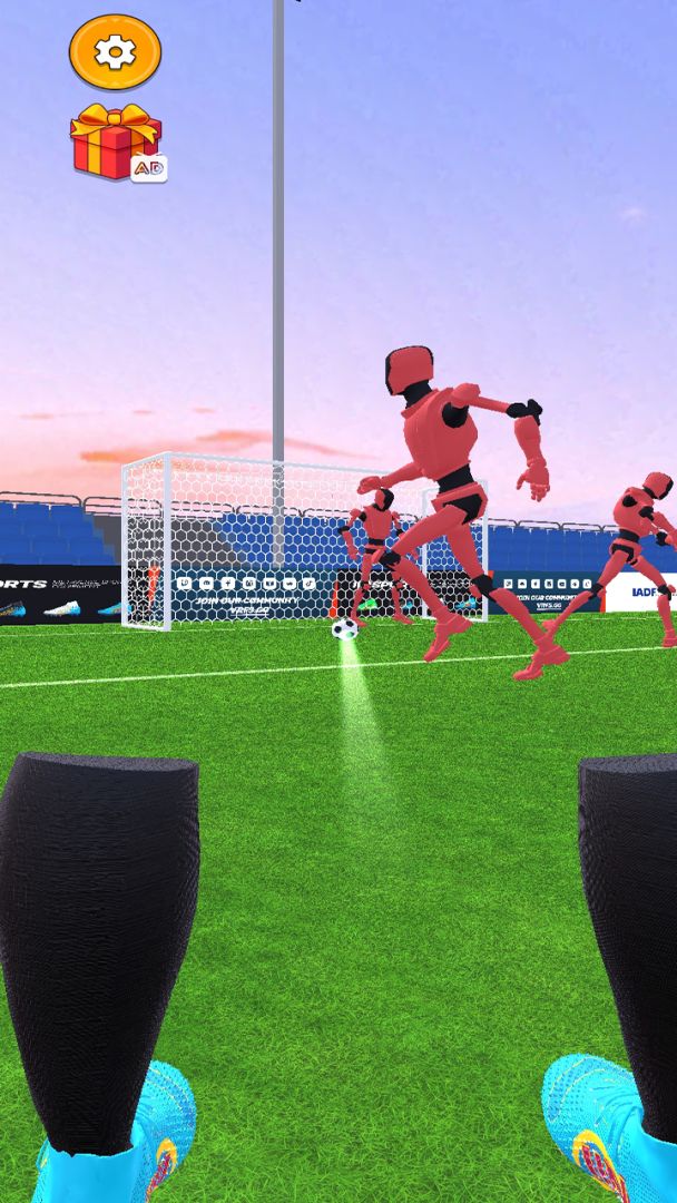 机器人足球竞赛游戏截图