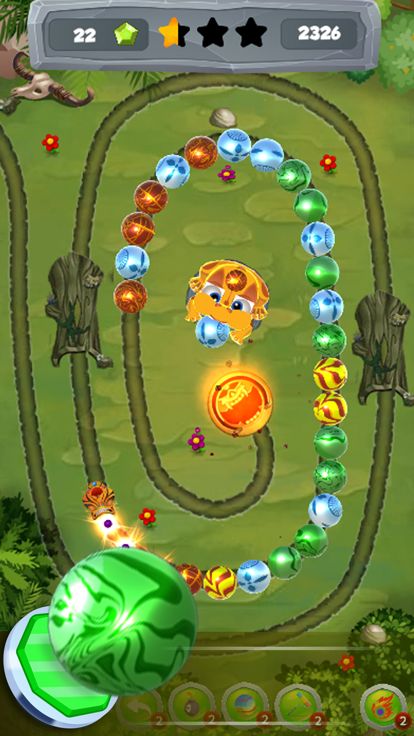 祖玛游戏 : 泡泡射手游戏截图