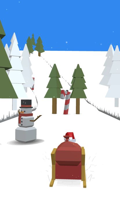 Xmas Santa Mad Sleigh Run游戏截图