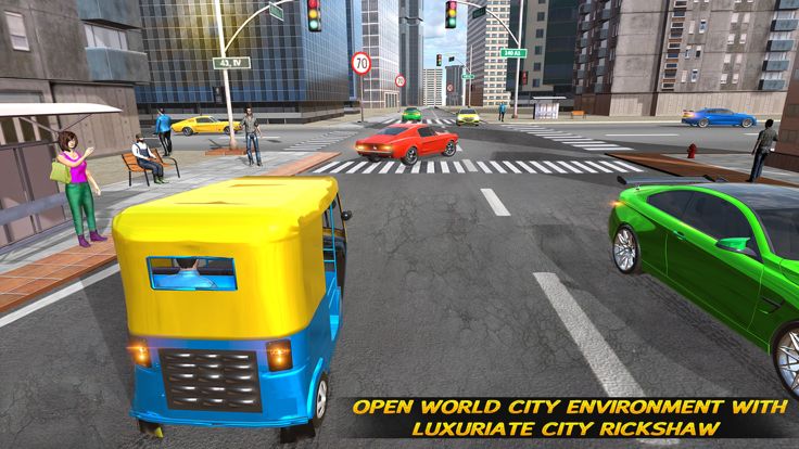 Tuk Tuk Auto Rickshaw 3D Sim游戏截图