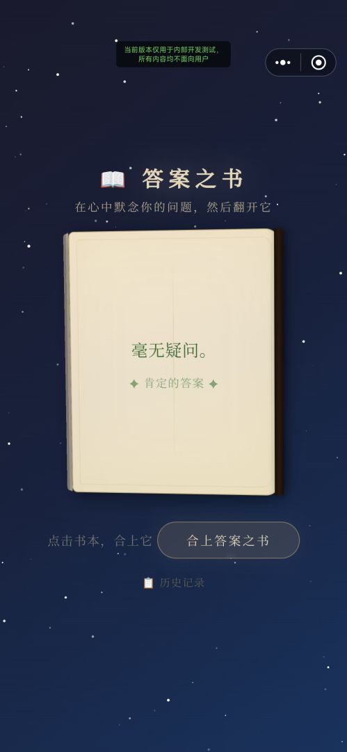 答案之书游戏截图