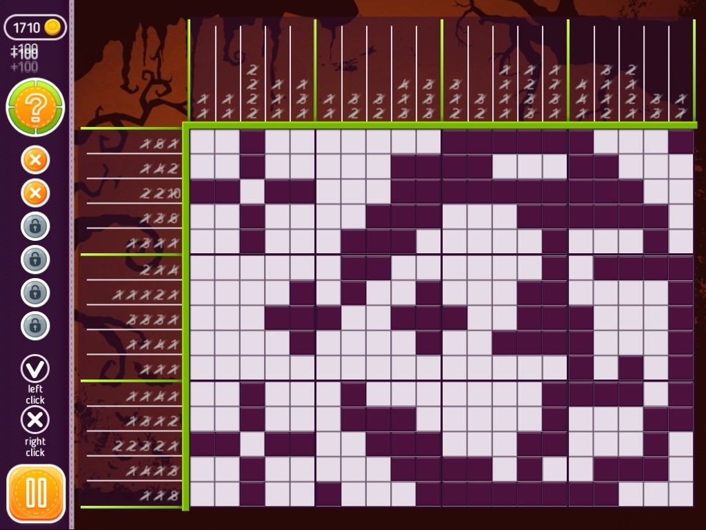 Halloween Riddles Mysterious Griddlers游戏截图