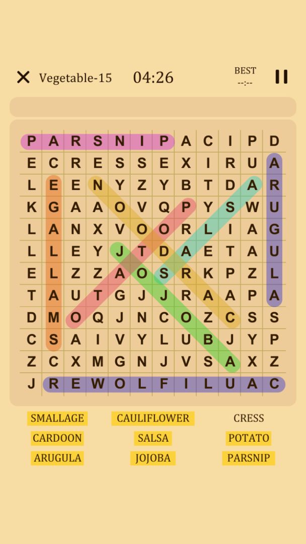 Word Search - 天天找单词游戏截图