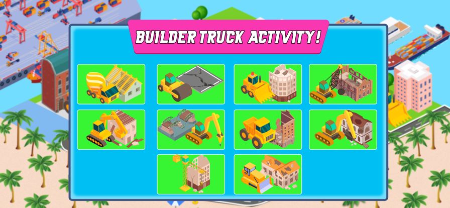 Funny Construction Trucks Game游戏截图