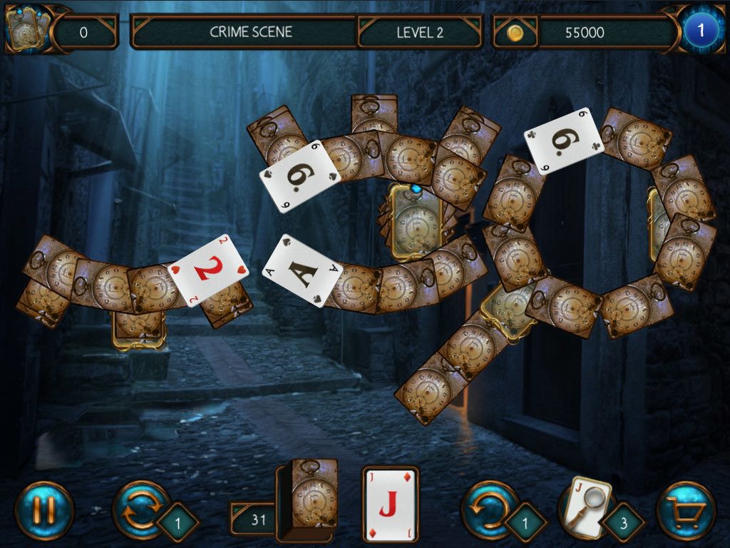 Detective Solitaire Inspector Magic游戏截图