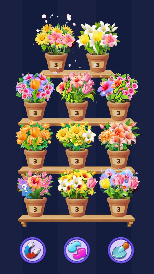 花朵整理游戏截图