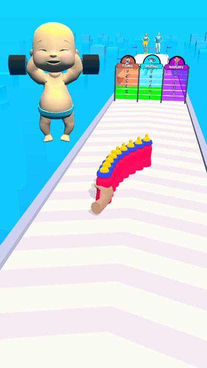 Naughty Baby Race游戏截图