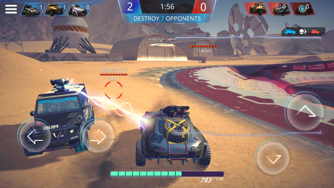 Metal Madness: PvP Car Shooter游戏截图