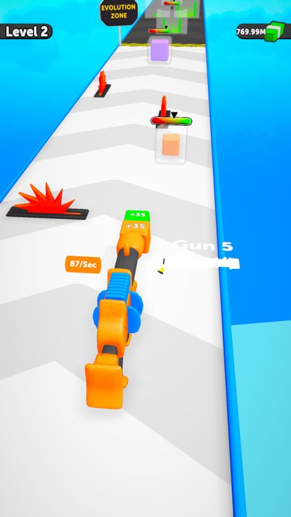 Cube Shot Run游戏截图