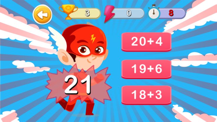 Super Hero Math Games游戏截图