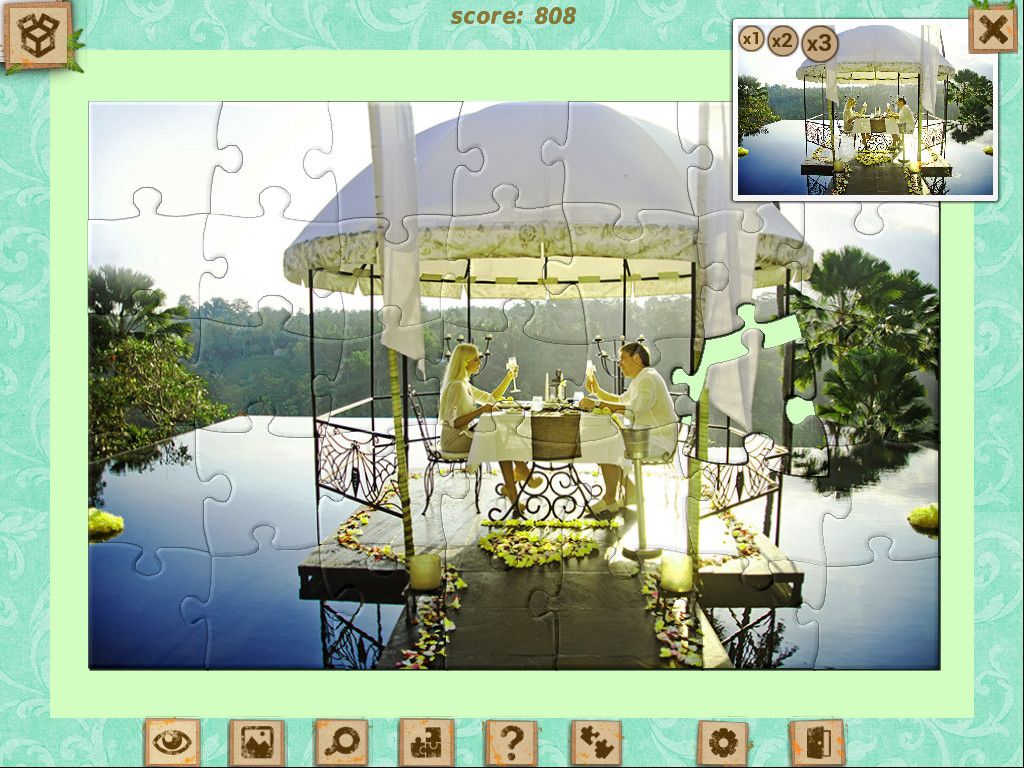 1001 Jigsaw Home Sweet Home Wedding Ceremony游戏截图