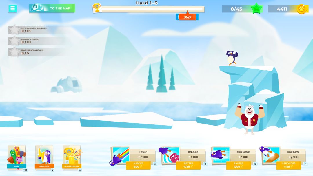 Bouncemasters 2: Pengu Throw游戏截图