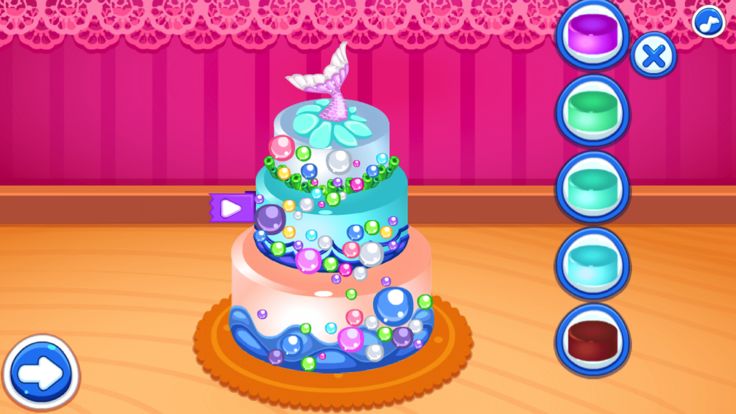 海洋蛋糕制作-多彩的美味蛋糕装饰游戏截图