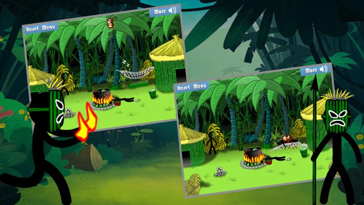 火柴人食人族游戏截图