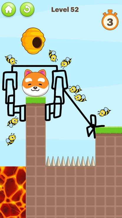 Save The Dog - Draw Puzzle游戏截图