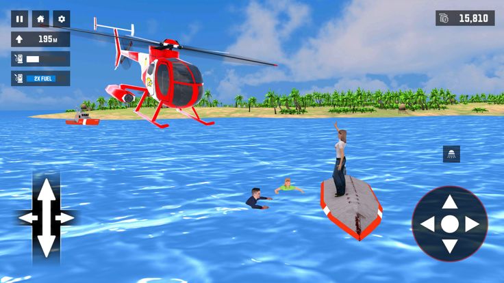 Helicopter Rescue Flying Sim游戏截图