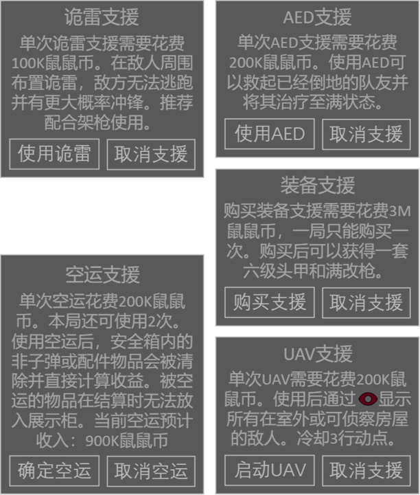 游戏新增支援系统