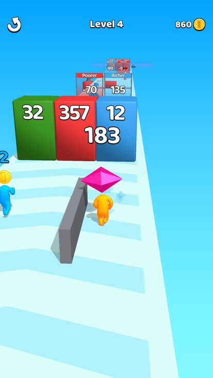 Coin Head Run游戏截图