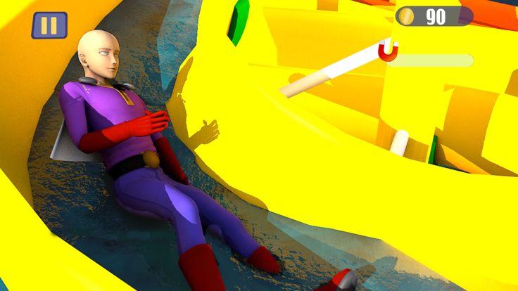超级英雄水滑梯2018游戏截图
