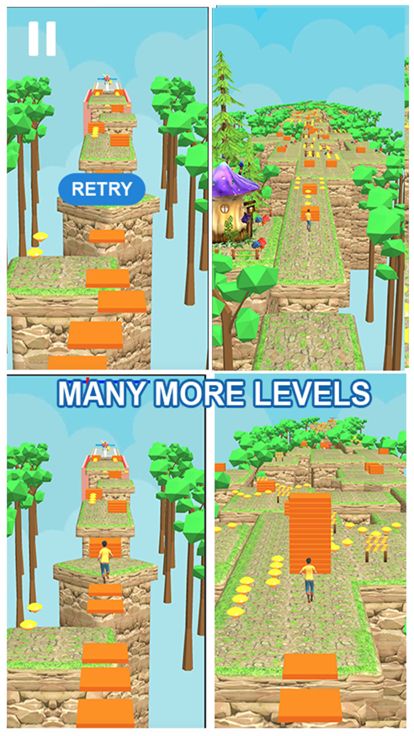 丛林飞赛3D天空滑翔机游戏截图