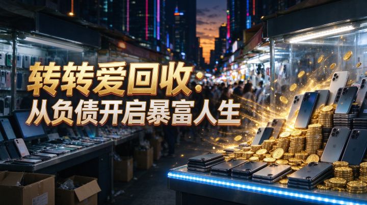 转转爱回收：从负债开启暴富人生 封面