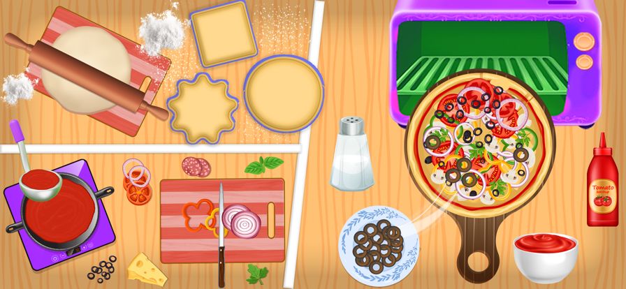 Pizza Maker Chef Cooking Game游戏截图