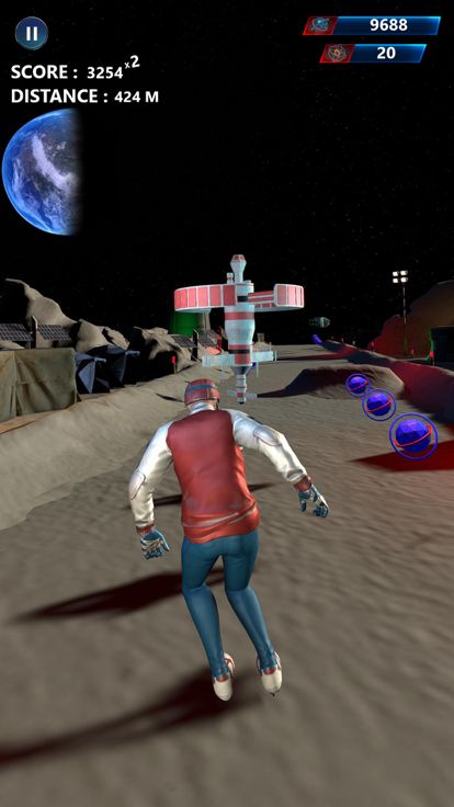 Cosmic Skater - Space Run游戏截图