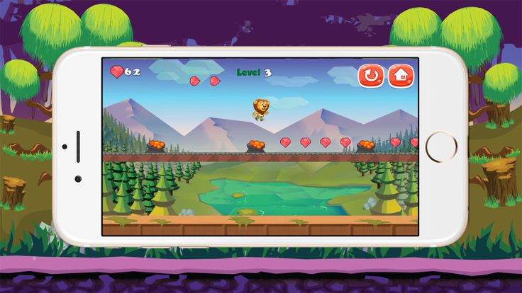 Super Lion Run - Free Running Game游戏截图