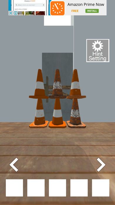 Escape from Cones Room游戏截图