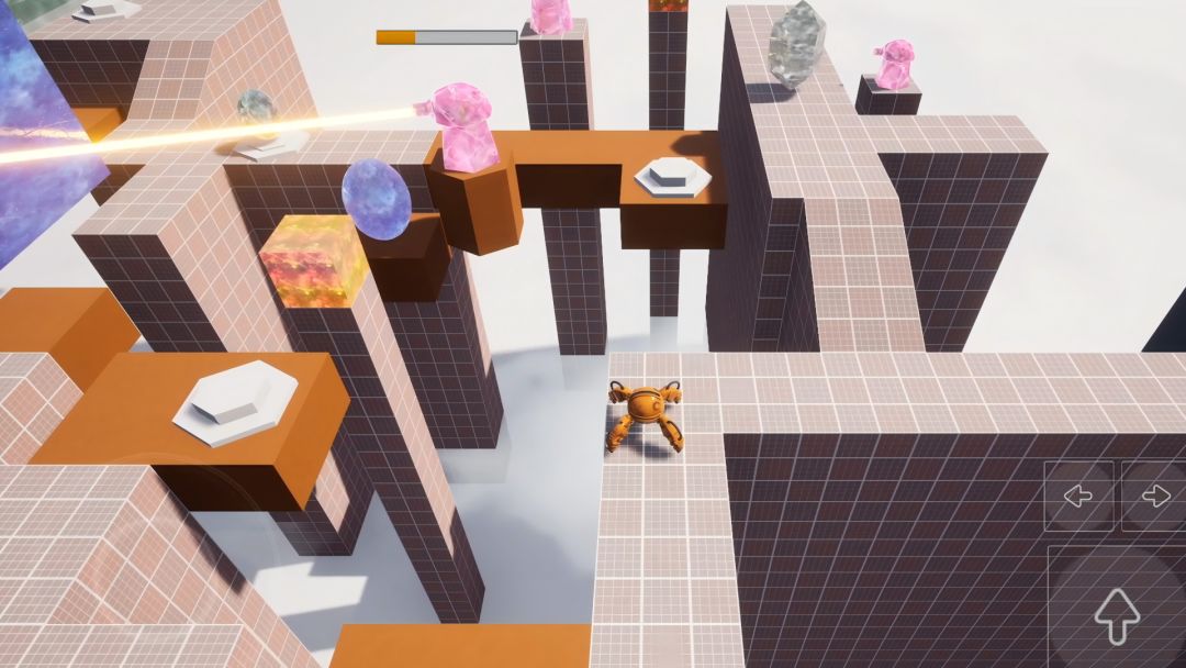 机器人与三色光游戏截图