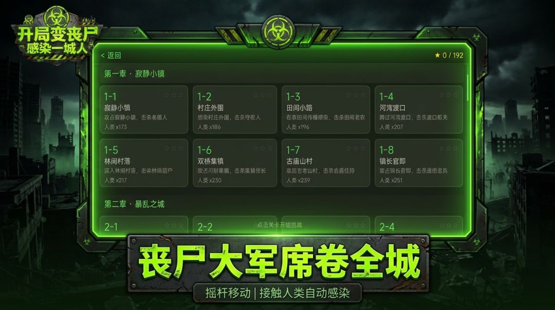 开局变丧尸,感染一城人游戏截图