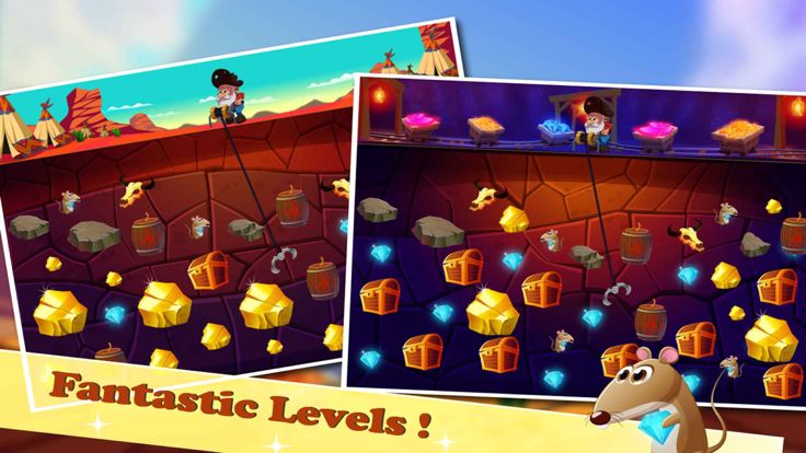 黄金矿工 经典 - Crazy Gold Miner HD Edition Classic游戏截图