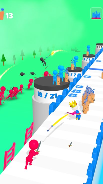 Defender Run: Giant & Archers游戏截图
