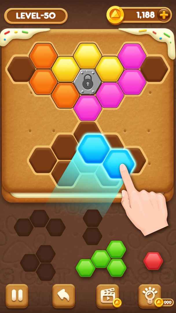 Cookie Puzzle: Hexa(测试版)游戏截图