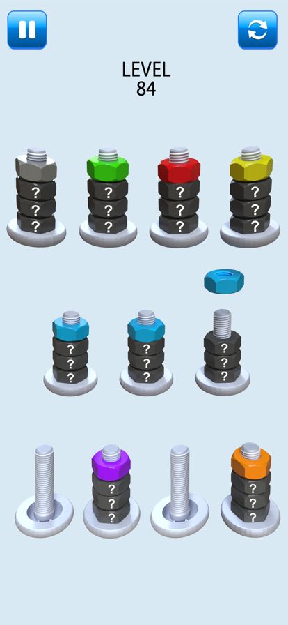 Nuts & Bolts Sort Puzzle Game游戏截图