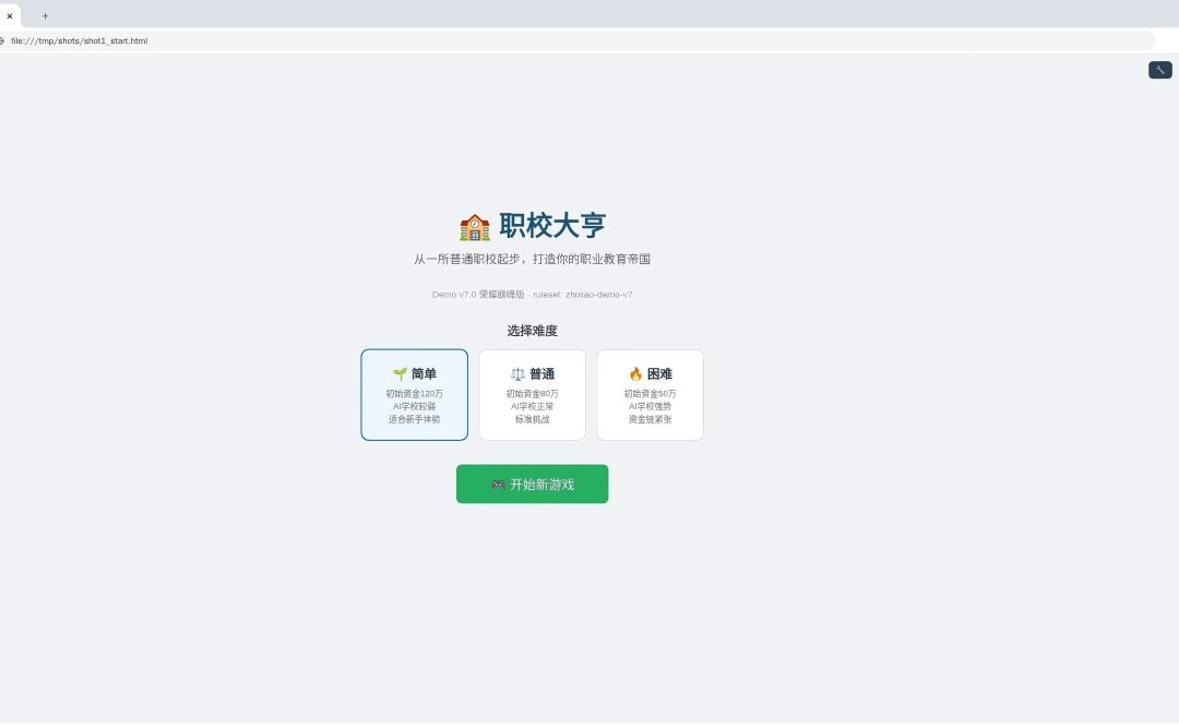 职校大亨游戏截图