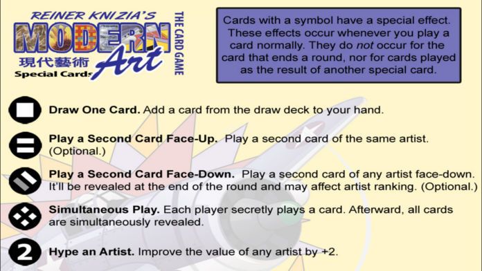 Reiner Knizia's Modern Art: The Card Game游戏截图
