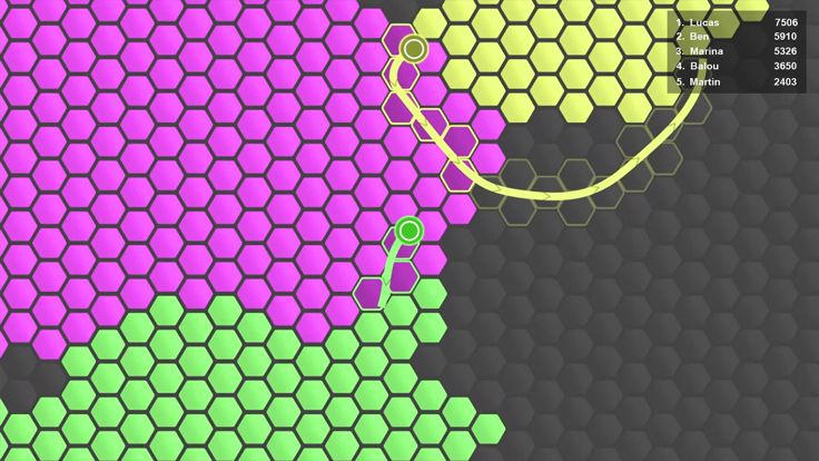 Superhex.io: Hexagons War游戏截图