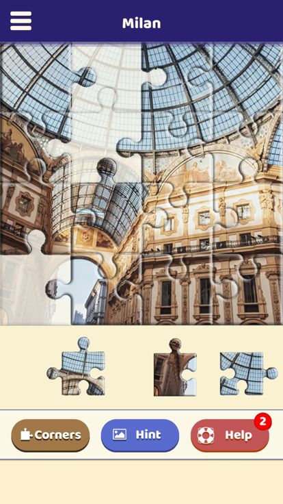 Milan Sightseeing Puzzle游戏截图